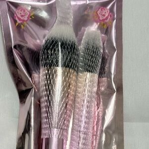 Luna Magic Face Brush Set for Blush and Setting Powder NIP